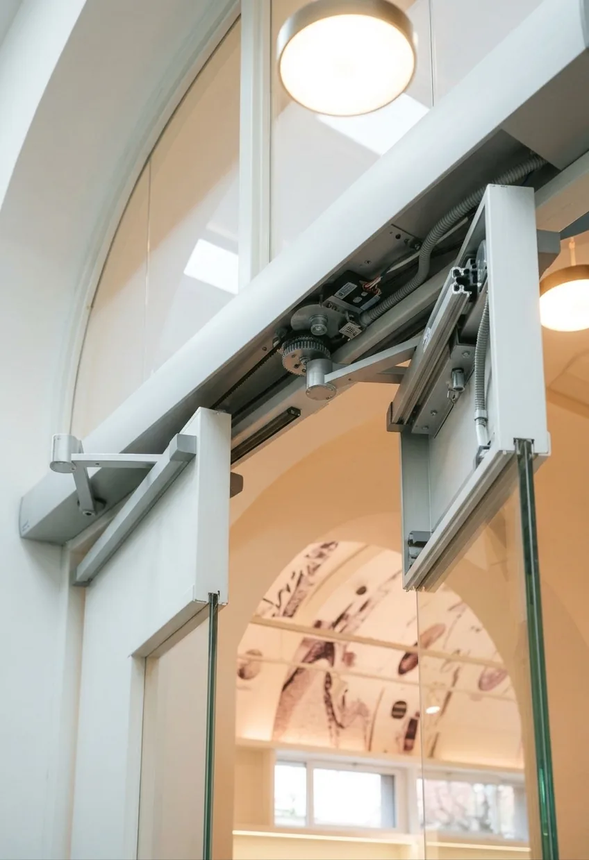 Porte automatique piétonne à Montpellier